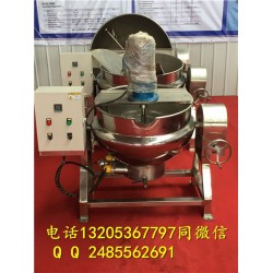 可傾式行星攪拌夾層鍋，蒸汽夾層鍋設(shè)備一年內(nèi)包換新機(jī)