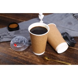 供應出口雙層紙杯，一次性咖啡杯