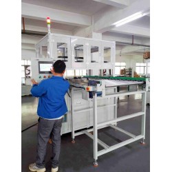 全自動(dòng)電池包膜機(jī)貼膜機(jī)